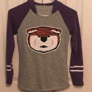 LSU Glitter Tiger Hoodie